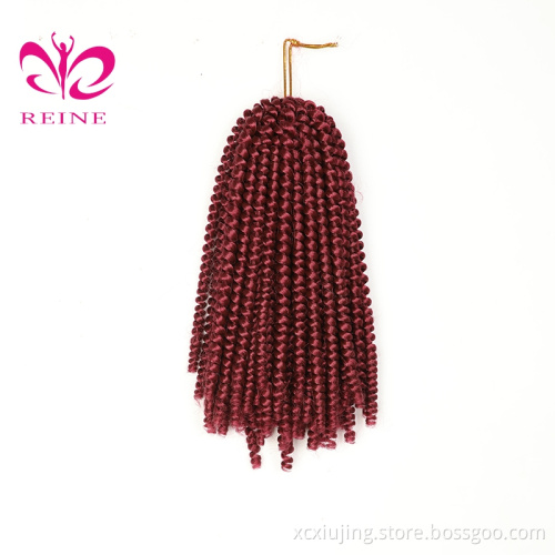 REINE 3 pcs 8" ombre 8' 110g wholesale Braiding hair Senegalese  twist braiding hair Spring Twist crochet hair extension